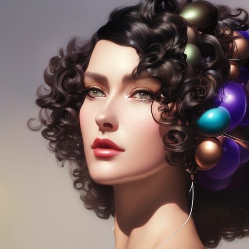 Balloons and curls 3