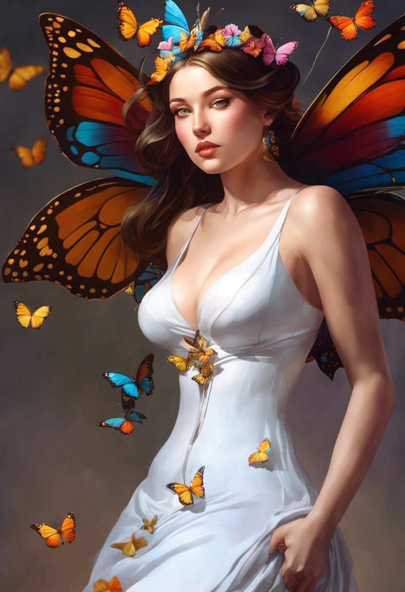 When Annette grew up she wanted to be a butterfly