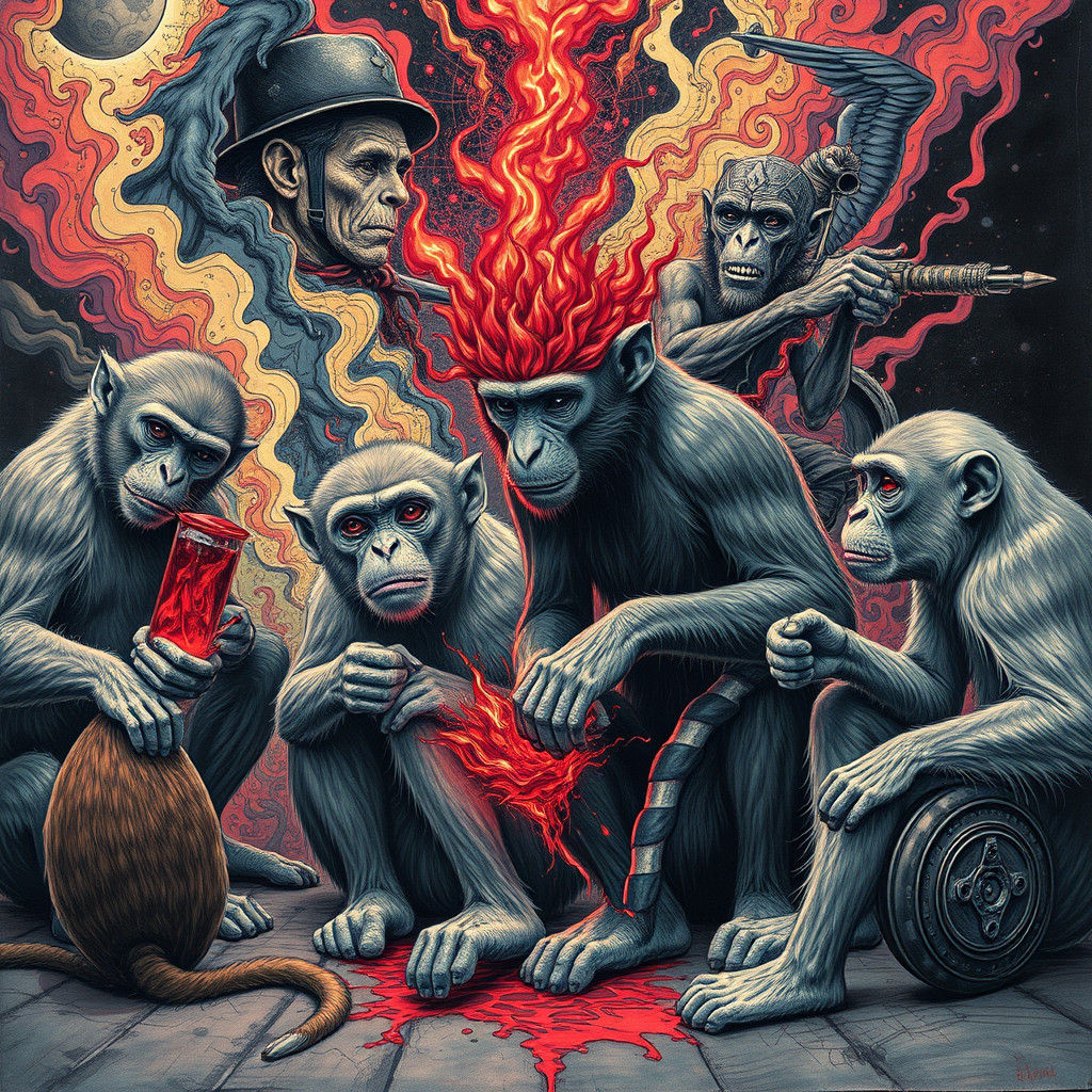 Chaotic Paradox: Gasoline Ink and Confusion