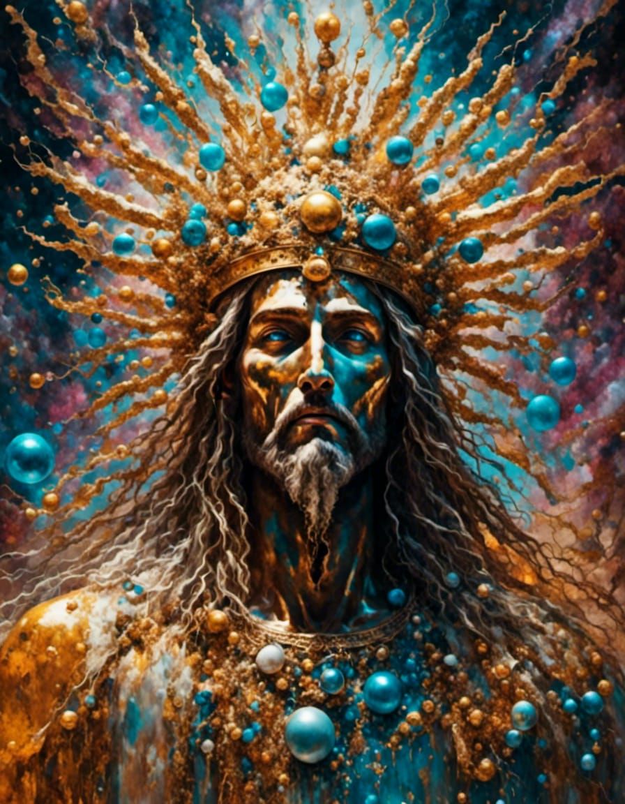 Abstract Expressionism: Jesus Christ, Easter Essence