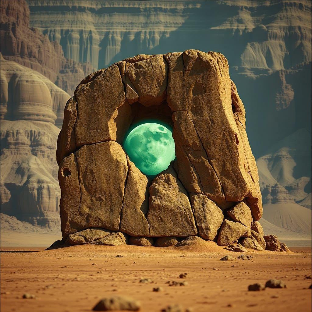 Primeval Rock Guardians the Green Moon