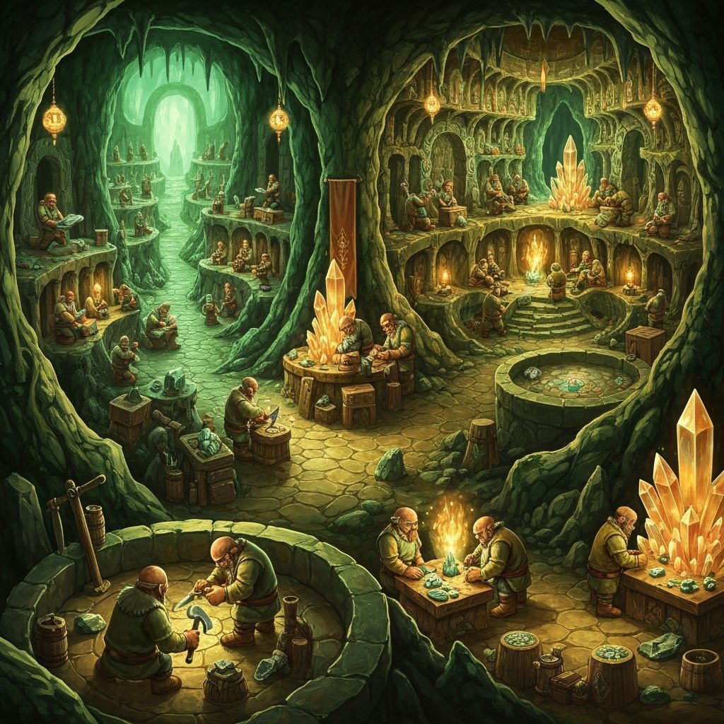 Mythical Underground Dwarven Kingdom