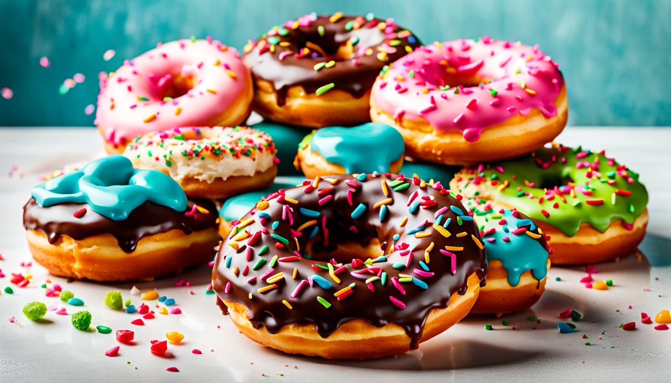 Commercial Photo of Donut with Natural Lighting