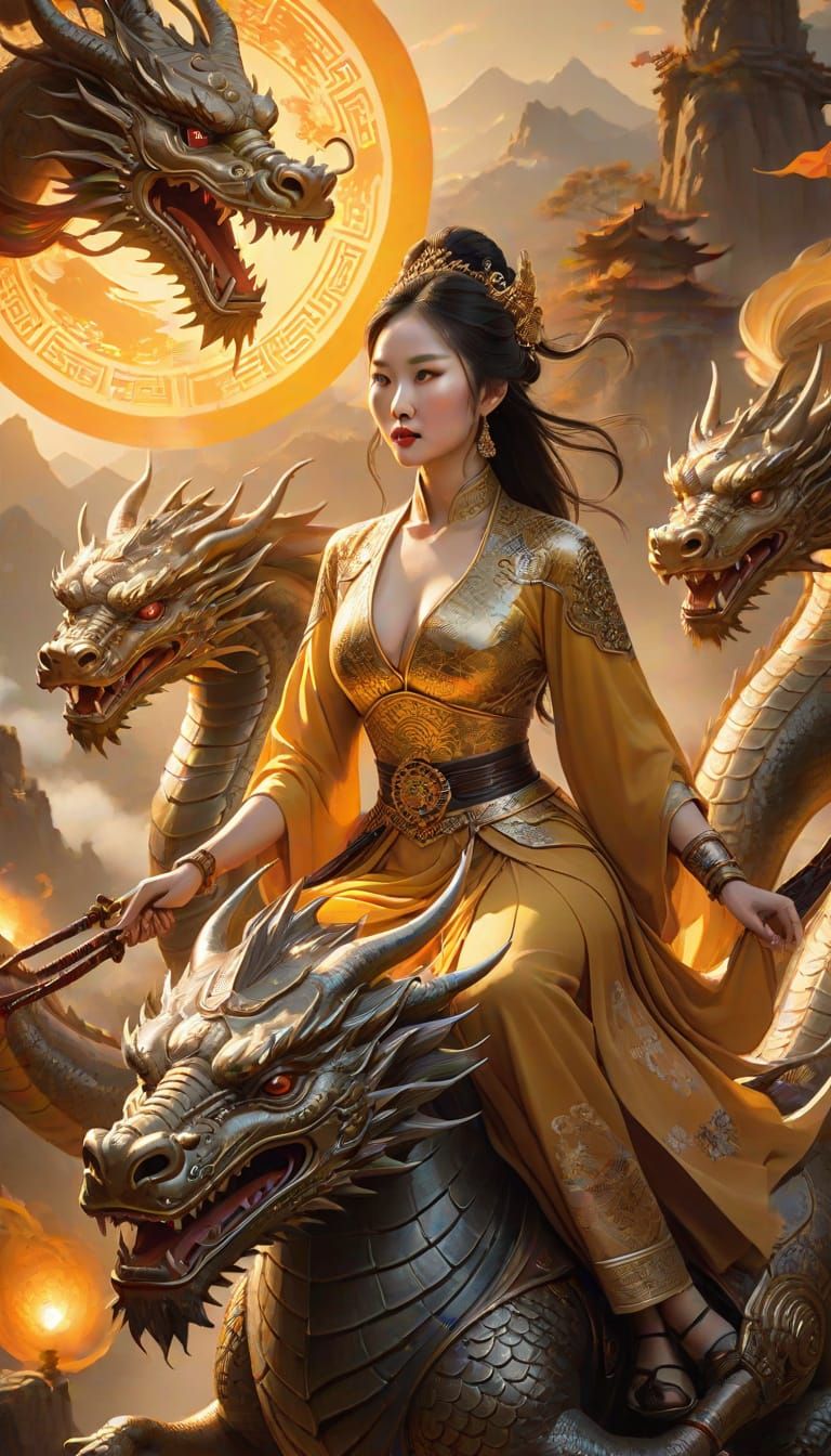 Chinese Queen always on front