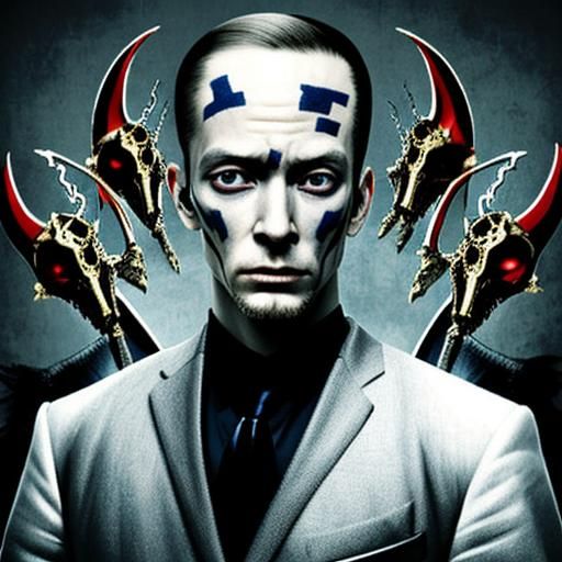 AI Generated Image of the Word Impious