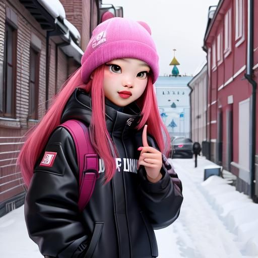 Jennie Kim of Blackpink in Russia