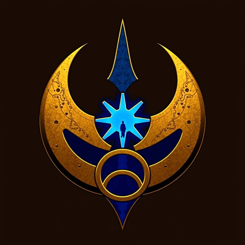 Onderonian Jedi Enclave Crest in Ancient Mandalorian Style