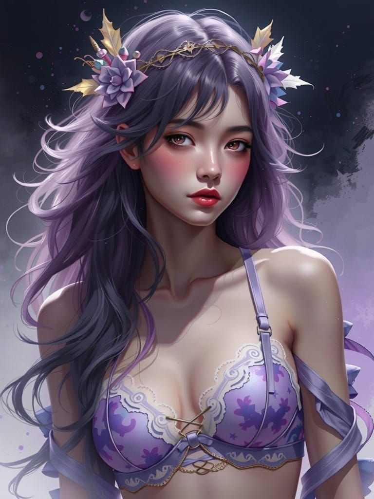 Latin Goddess in Festive Christmas Attire