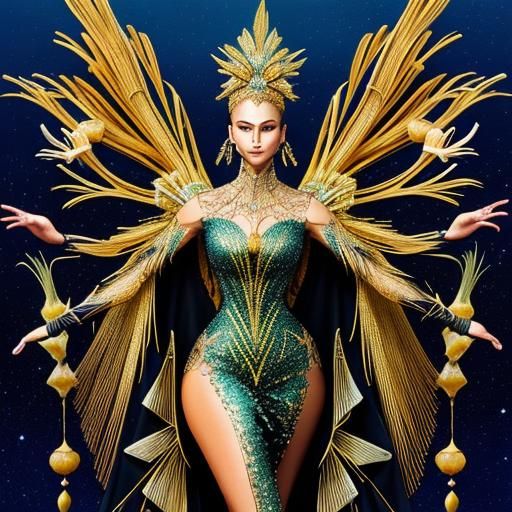 Abstract Radiance: A Vivid and Surreal Display