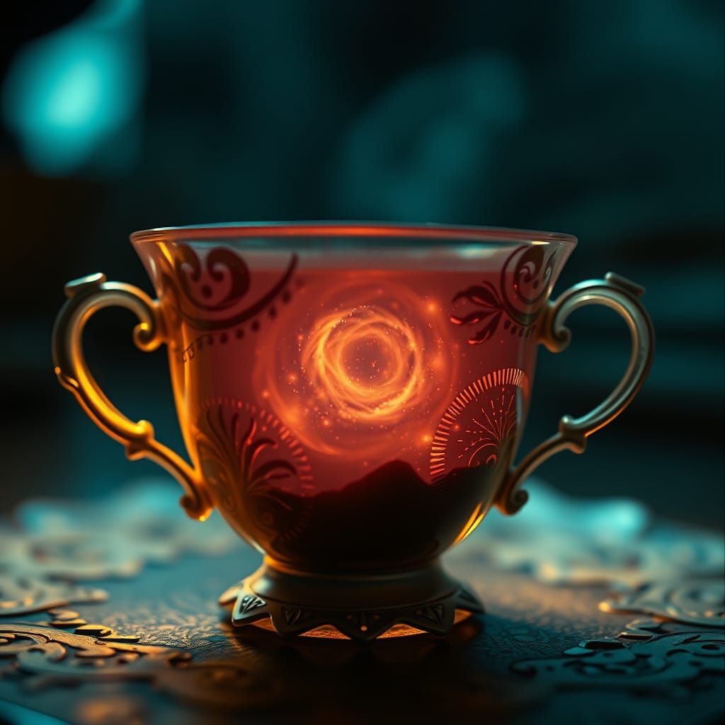 Cosmic Tea Cup: A Universe Within