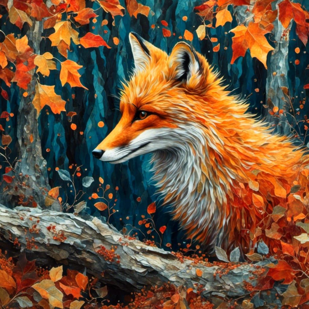 Fox in Fall