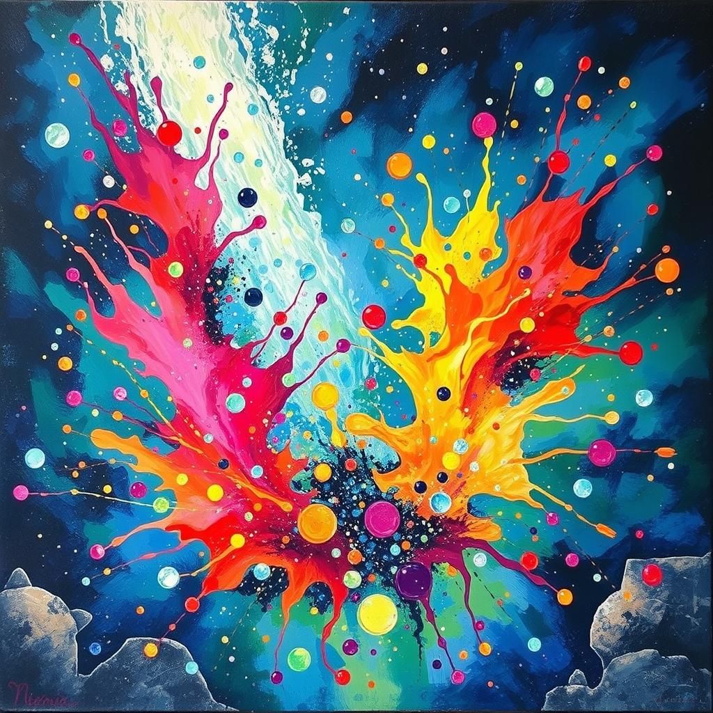 Elven Underwater Marvels in Pop Art Style