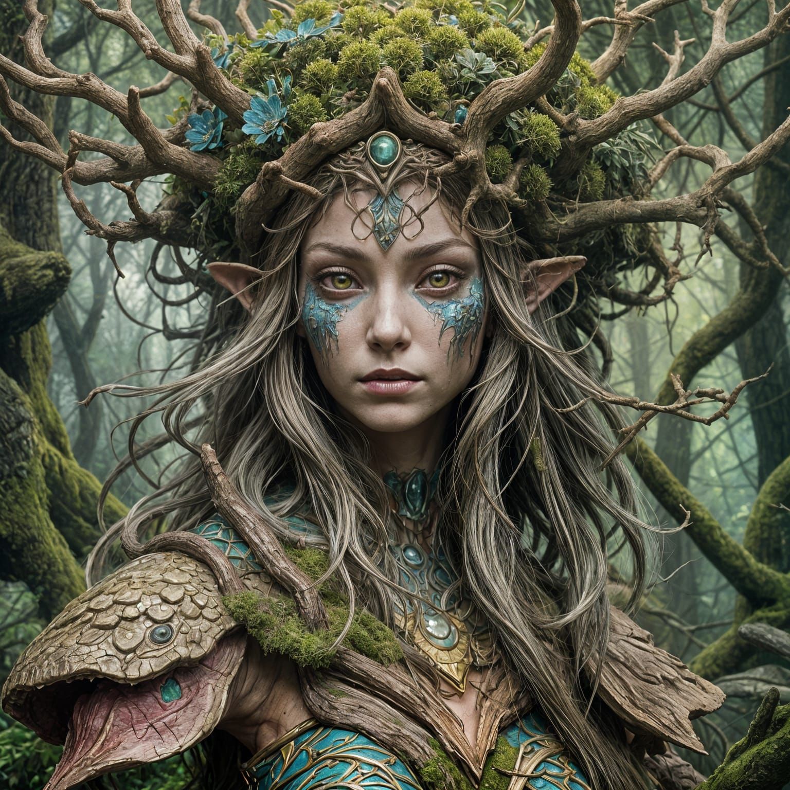 Cute Forest Creature with Earth Powers