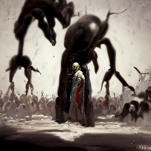 Horror Infestation in the Style of Gustave Doré