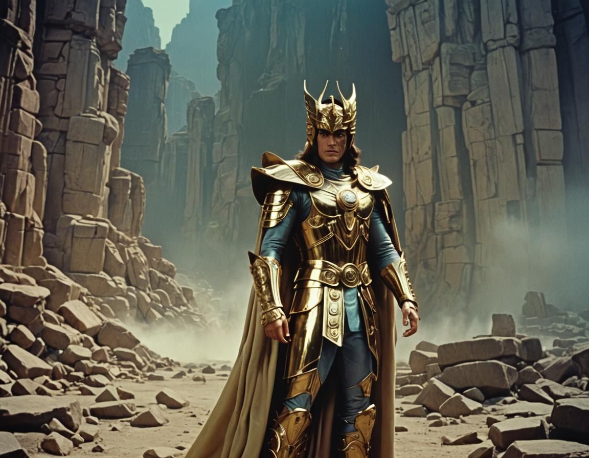 Saint Seiya Vintage Film Still, 1970s Style