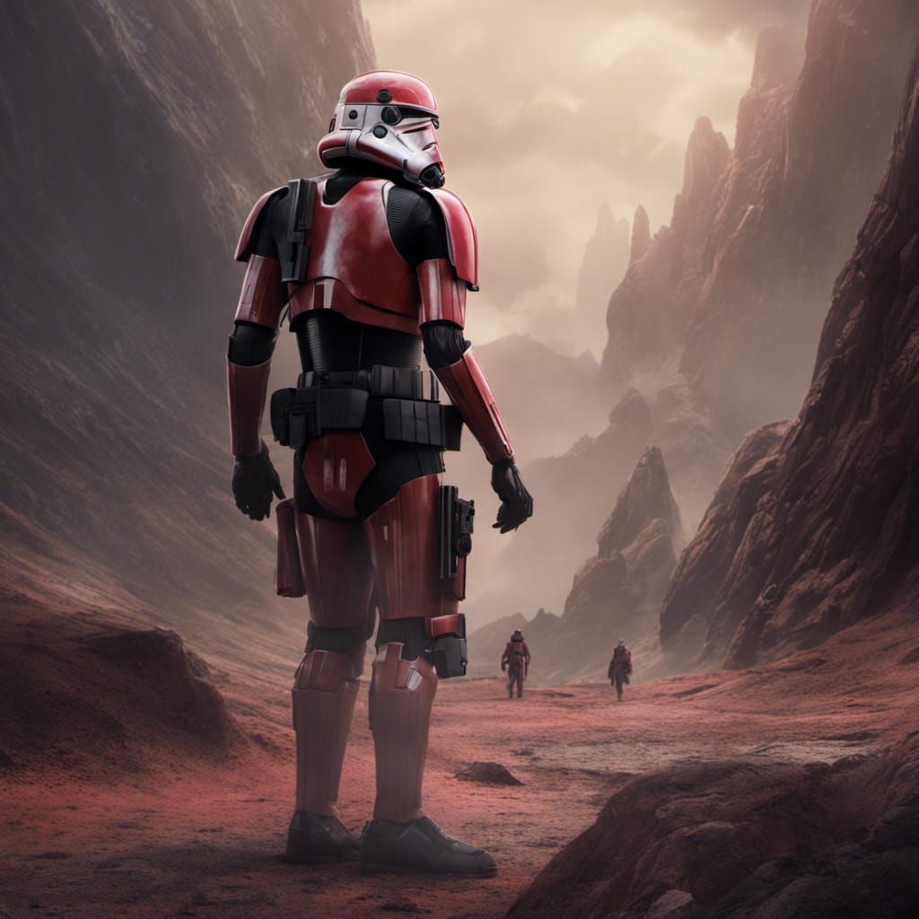 Epic Sith Trooper Digital Matte Painting