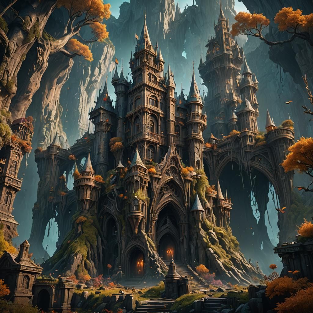 Scary Spider-Man Detailed Matte Painting