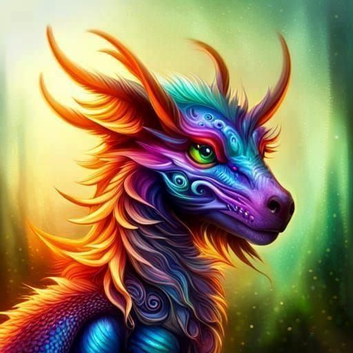 Rainbow dragon