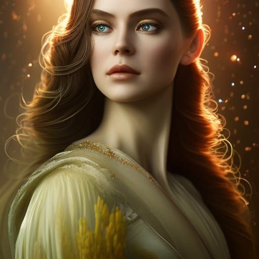 Neural Network Merges with Organic World: Digital Portrait