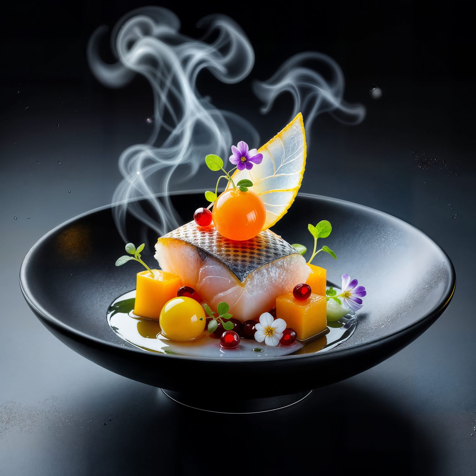 Luxurious Deconstructed Sea Bream Ceviche: Molecular Gastron...