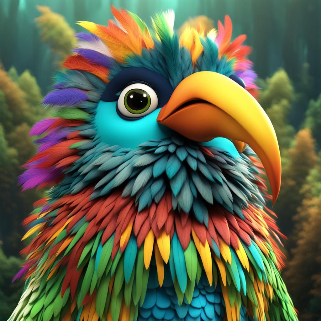 Andean Creature Ayrami in 3D Animation