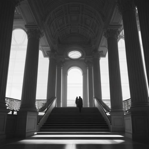 Grand Hospital Entrance in Cinematic HDR Photography