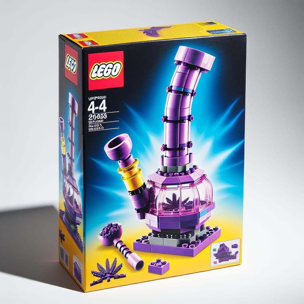 Lego Purple Bong Kit Still in Box