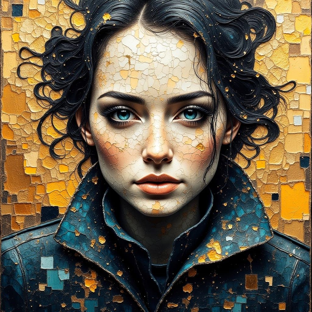 Researcher Portrait as Impasto Oil Painting