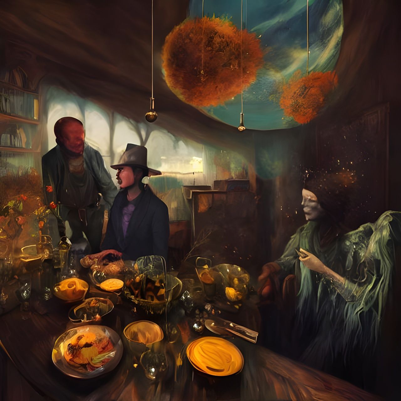 Magical Biological Forms in Dreamy Ethereal Style