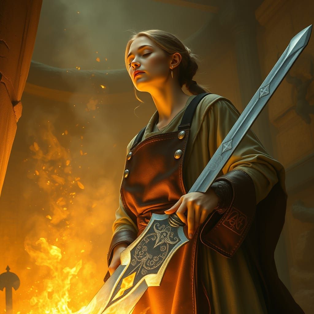 Celestial Smiths Forge Starlight in the Heart of the Luminou...