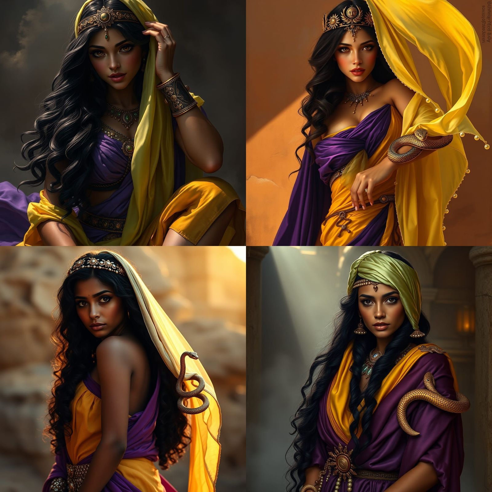 Voluptuous Woman with Veil in 4th Century Hispania