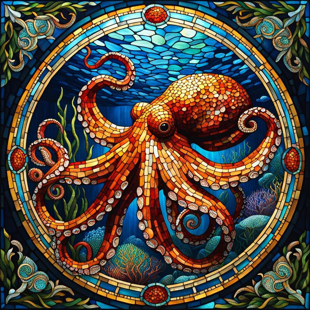 octopus mosaic