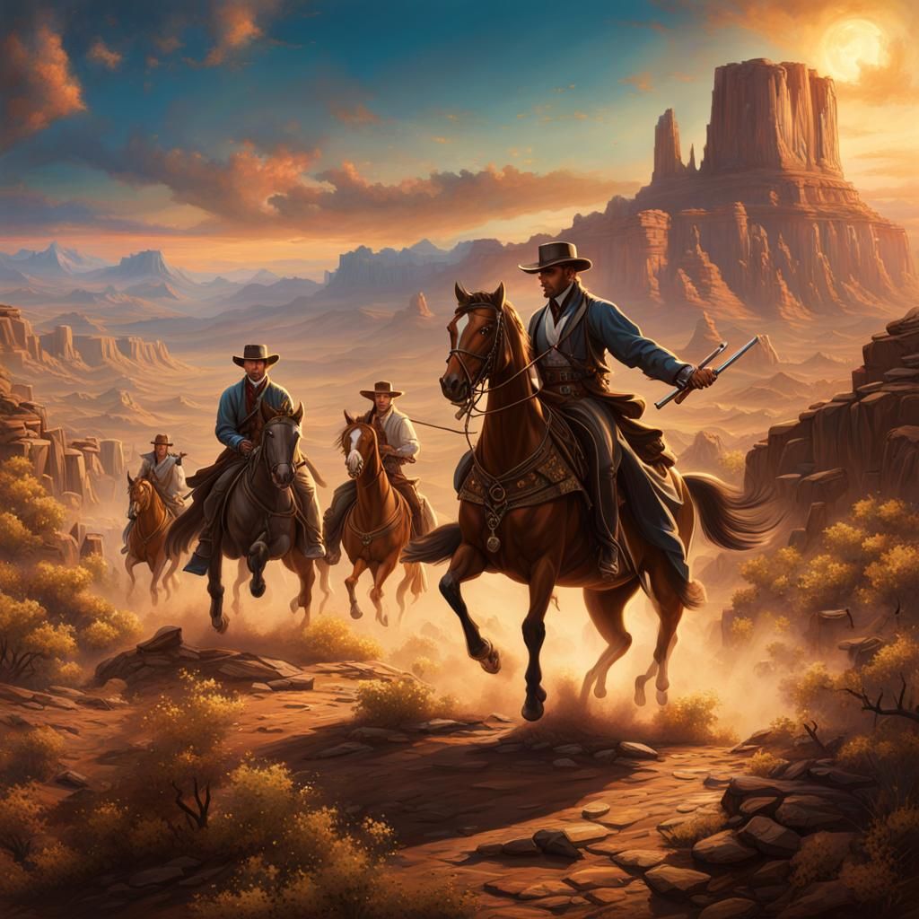 Wild West Martial Arts Dime Novel Cover