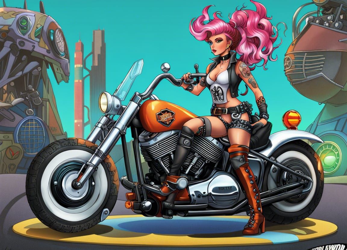 Motorcycle Doll