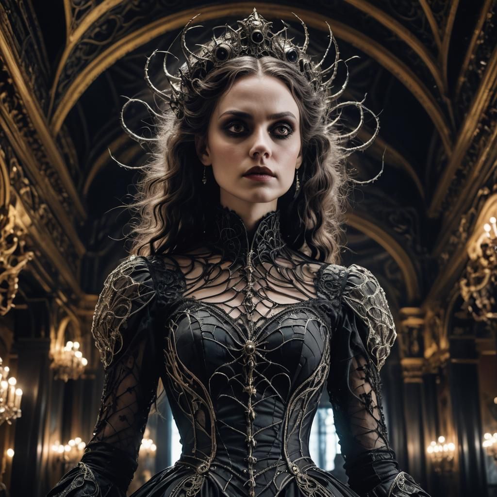 Monster in Formal Dress: Gothic Romantic Portrait