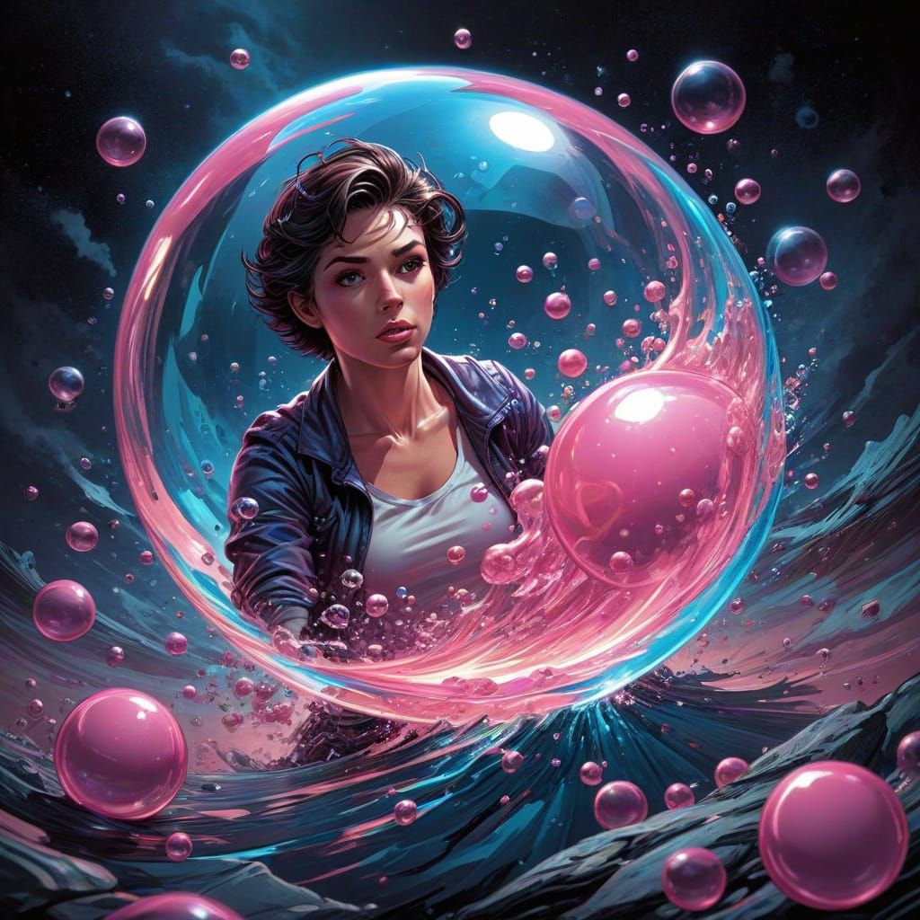 Vibrant Comic Book Bubble Gum