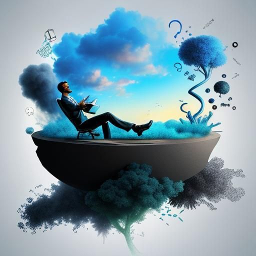 A person going through withdrawal from an imagination-enhanc...