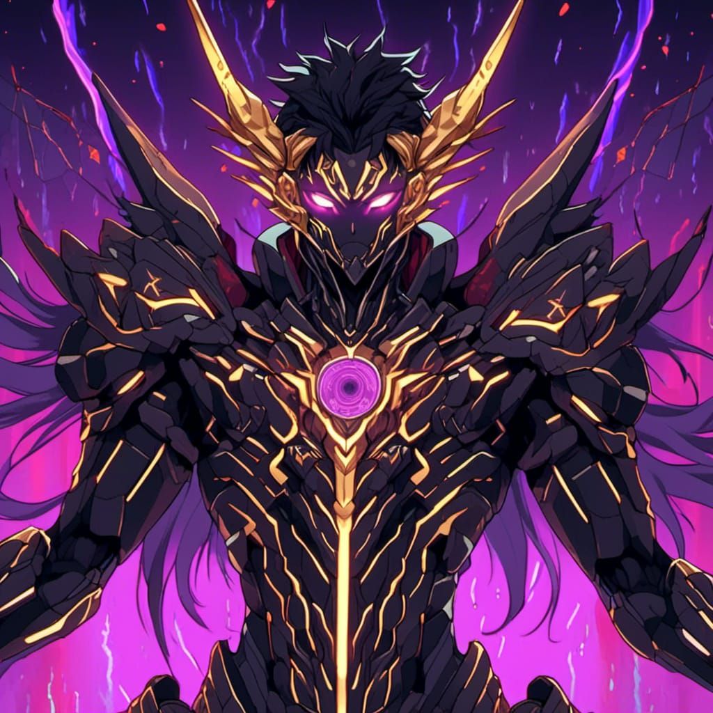 Satanic Demon Lord in Anime Style