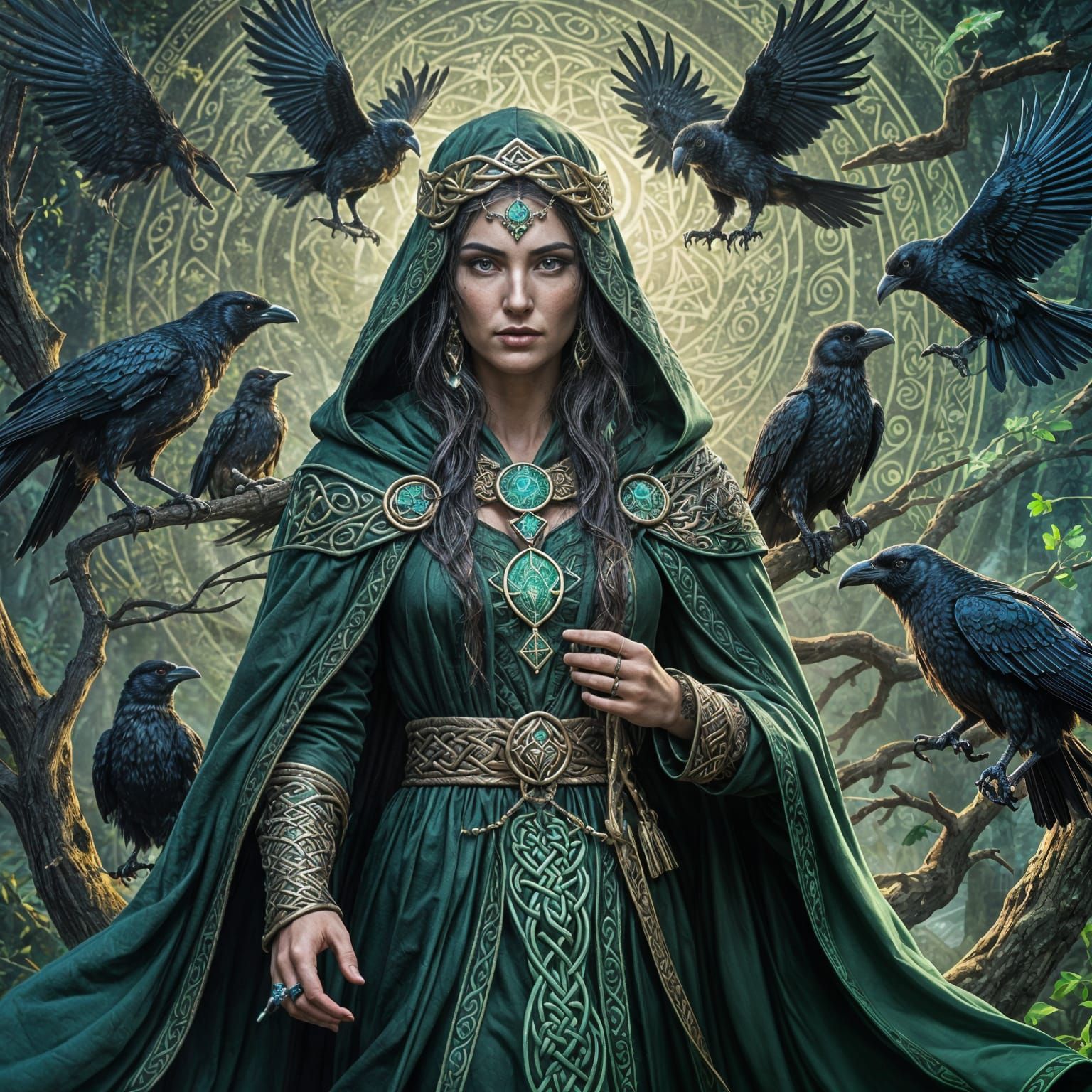 A celtic goddess Morrigan..