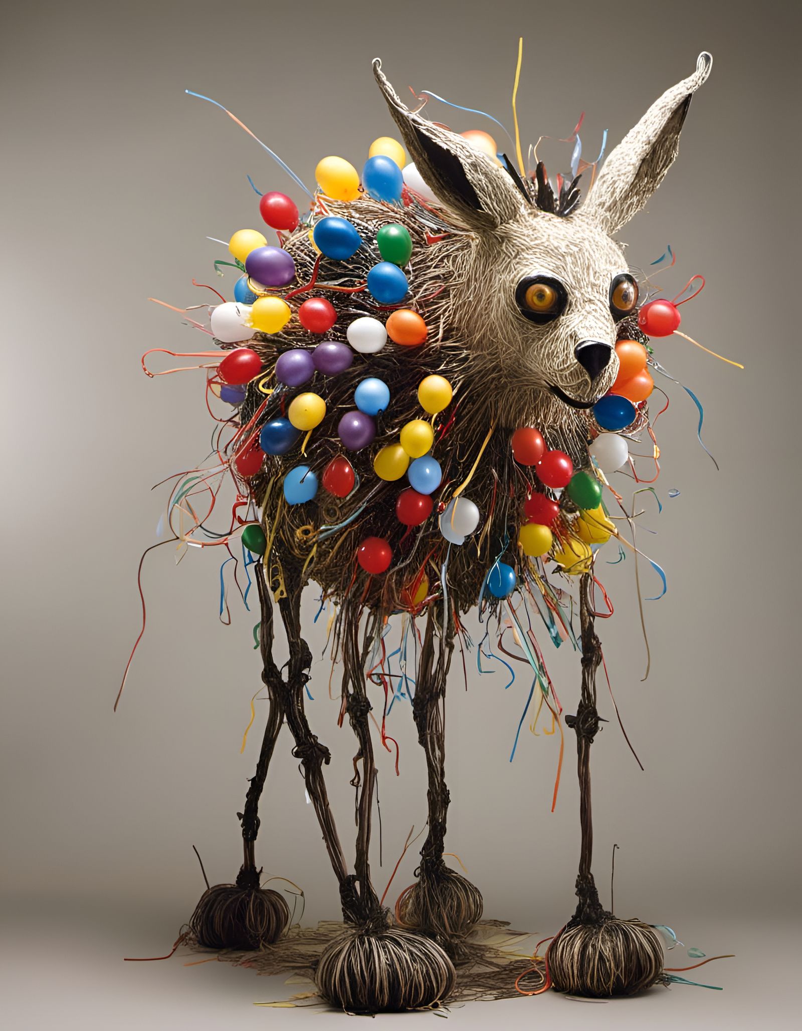 Surreal Balloon Animal Creation