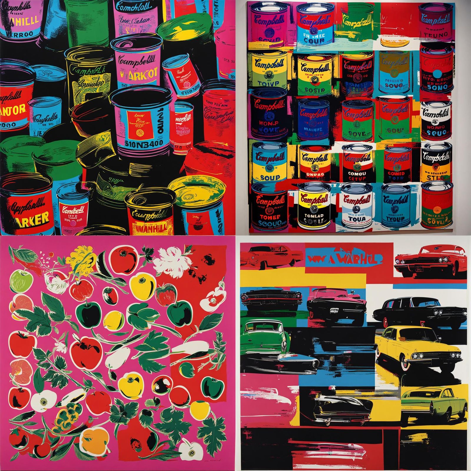 Pop Art Portrait Inspired by Screen Printing