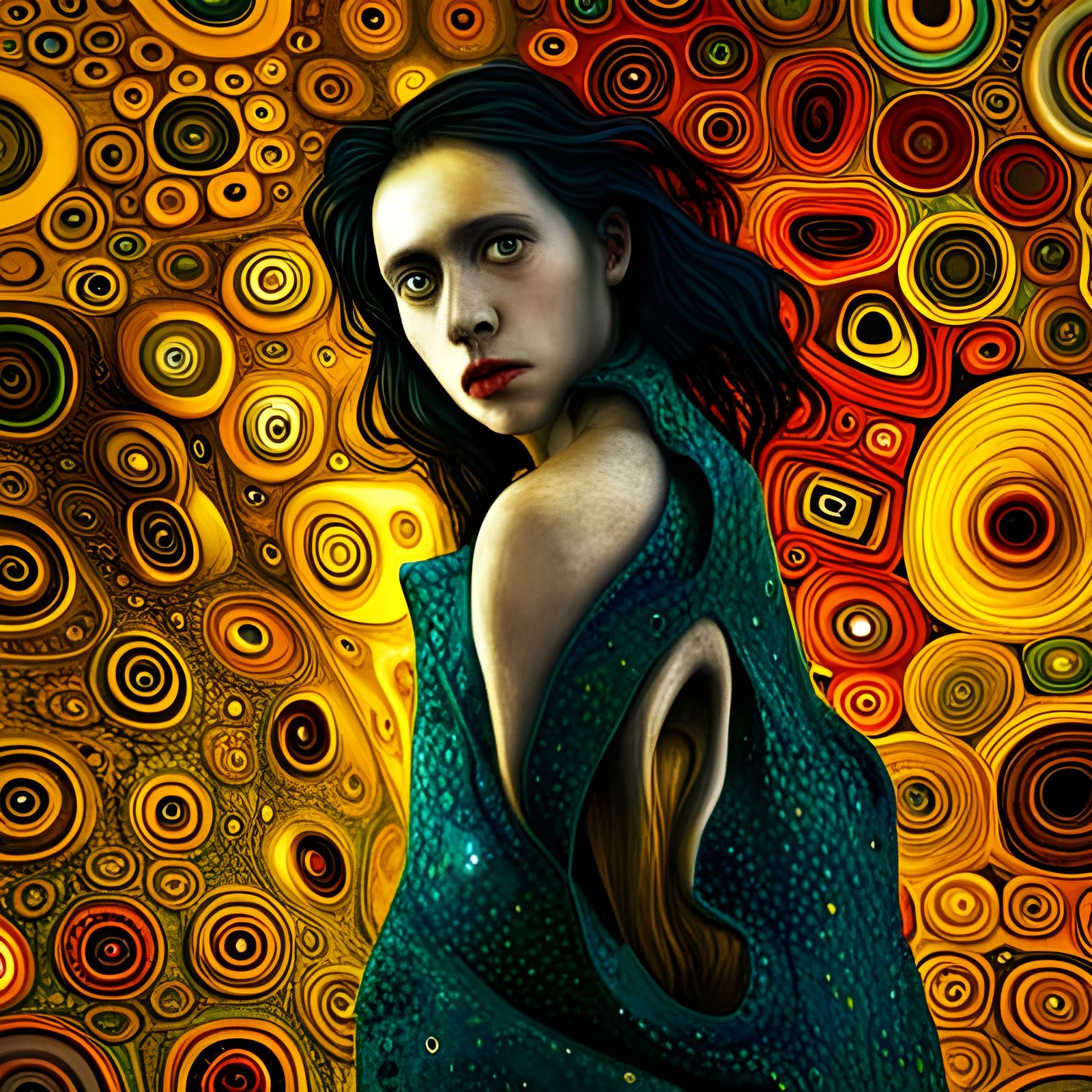 Abstract Truth Rendered in Expressionist Style