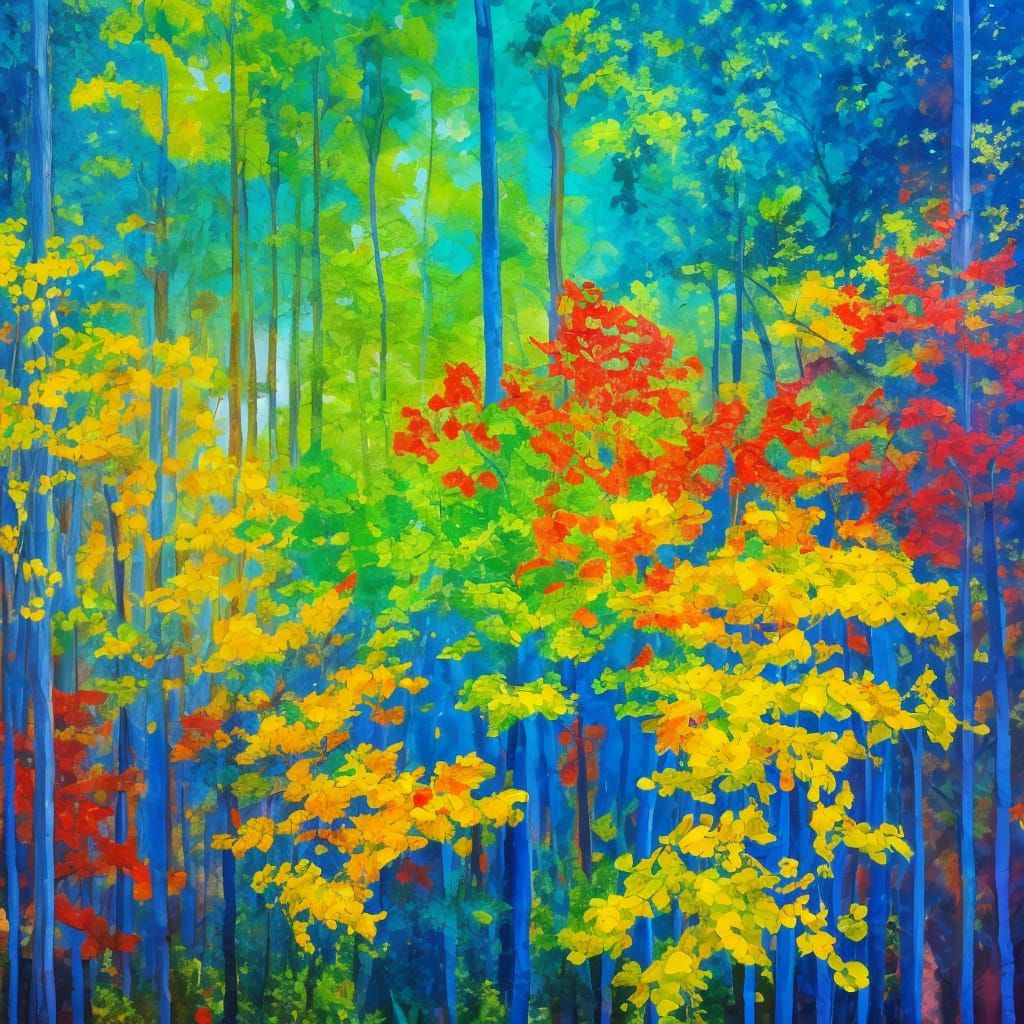 Sunlight through the leaves