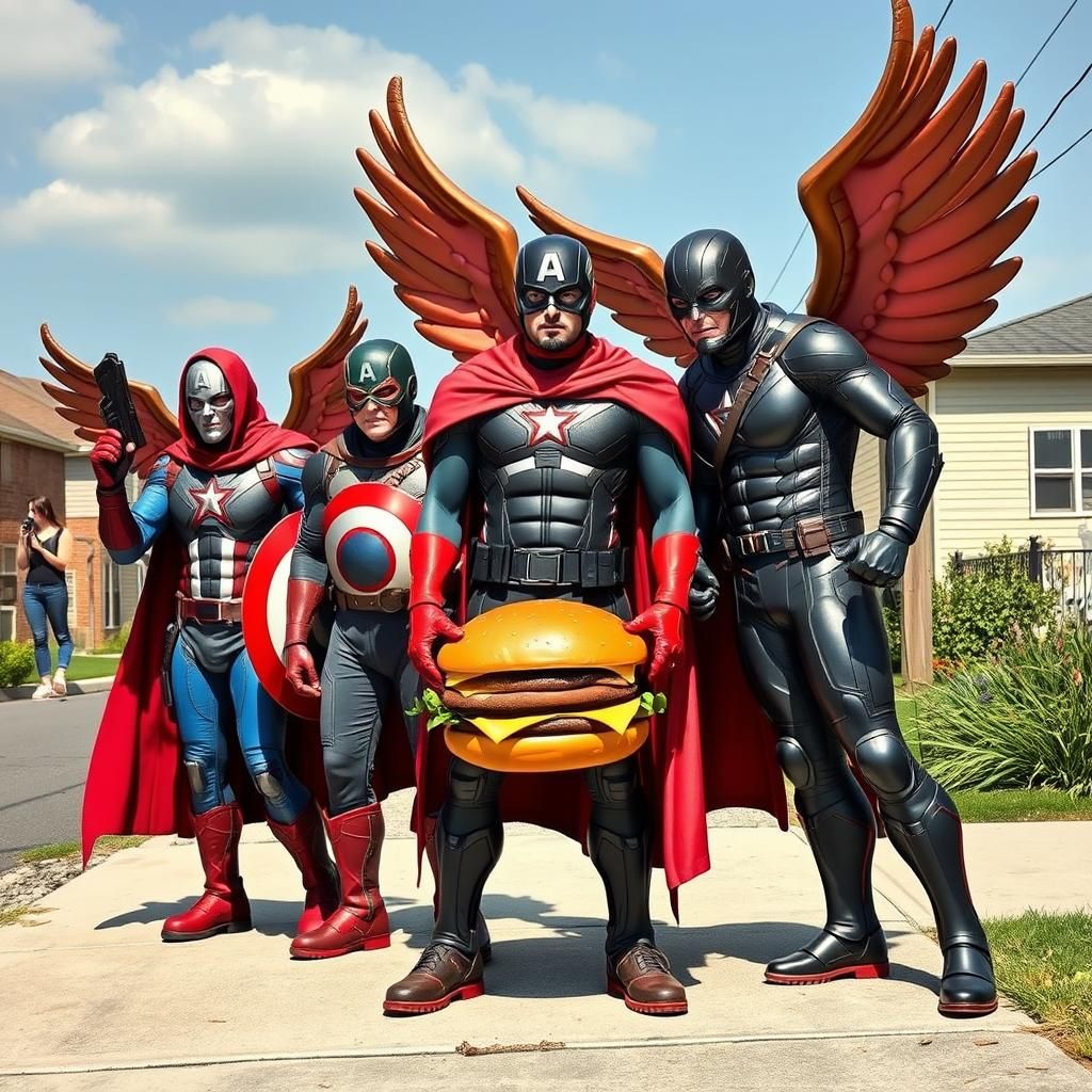 Humorous Take on The Avengers Superhero Team
