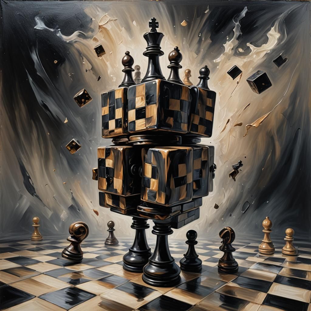 Multi-Dimensional chess cube game.