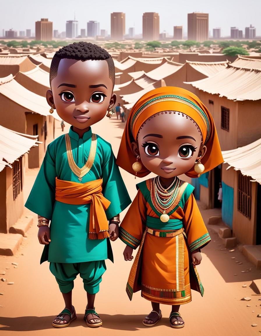 Chibi Children's Stroll in Niamey, Niger