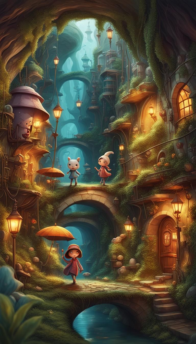 Whimsical Underground World