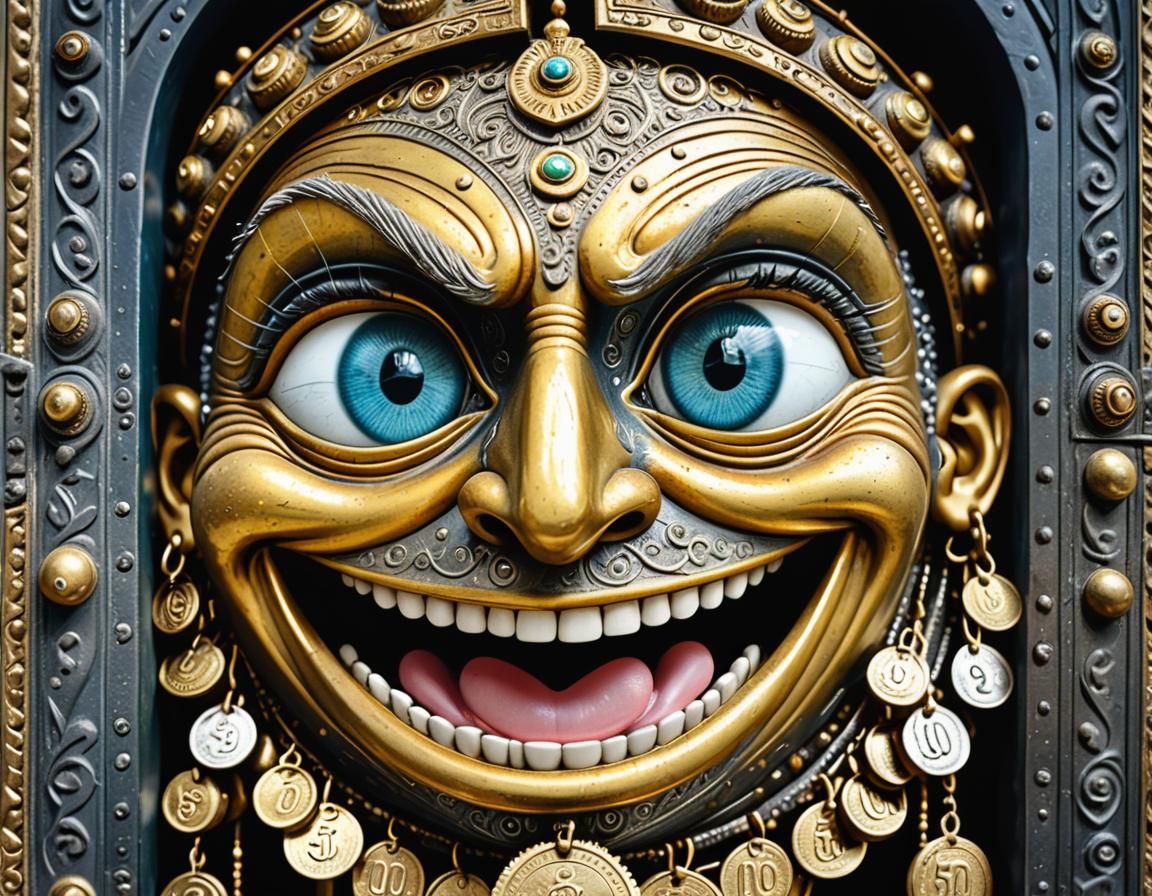 Hyperrealistic Figures with Big Eyes and Smiles