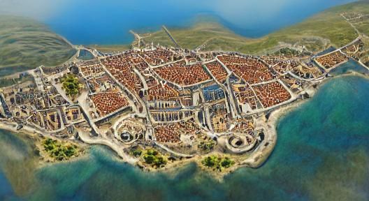 The City of Sarantium: A Detailed Rendering