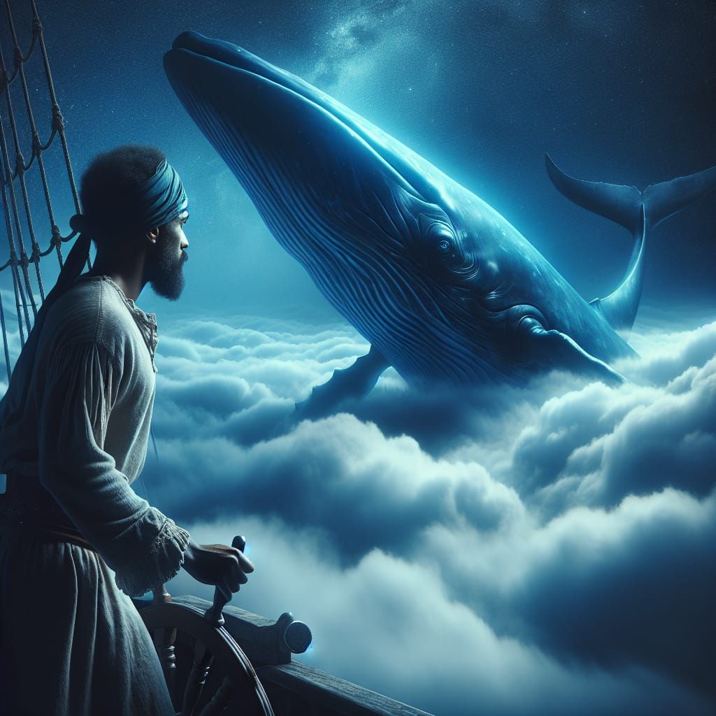 Sailor's Eerie Encounter with a Glowing Whale